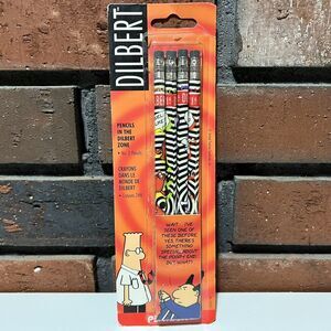 VINTAGE 1997 Pentech 4 Pencils In the DILBERT Zone Characters No. 2
